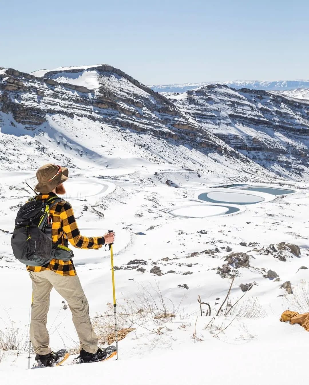 Snowshoeing in Akoura