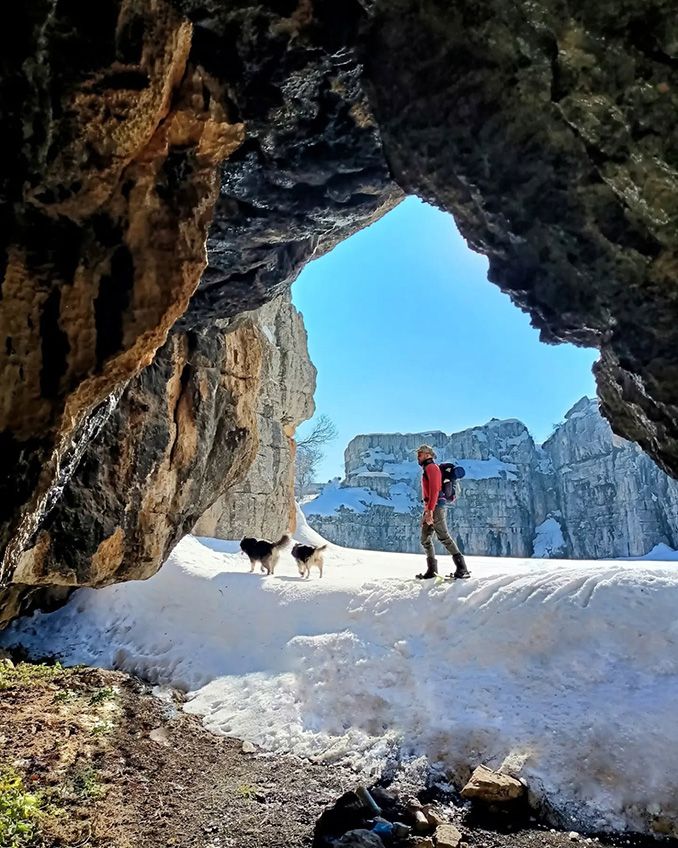 Snow adventure in Lebanon